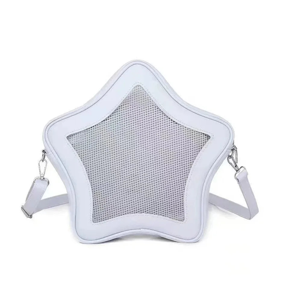 Original Cute Kawaii Ita Bag | Anime Five Pointed Star Two-dimensional Crossbody Bag &amp; Street Fashion Ulzzang Shoulder Bag Luxegan