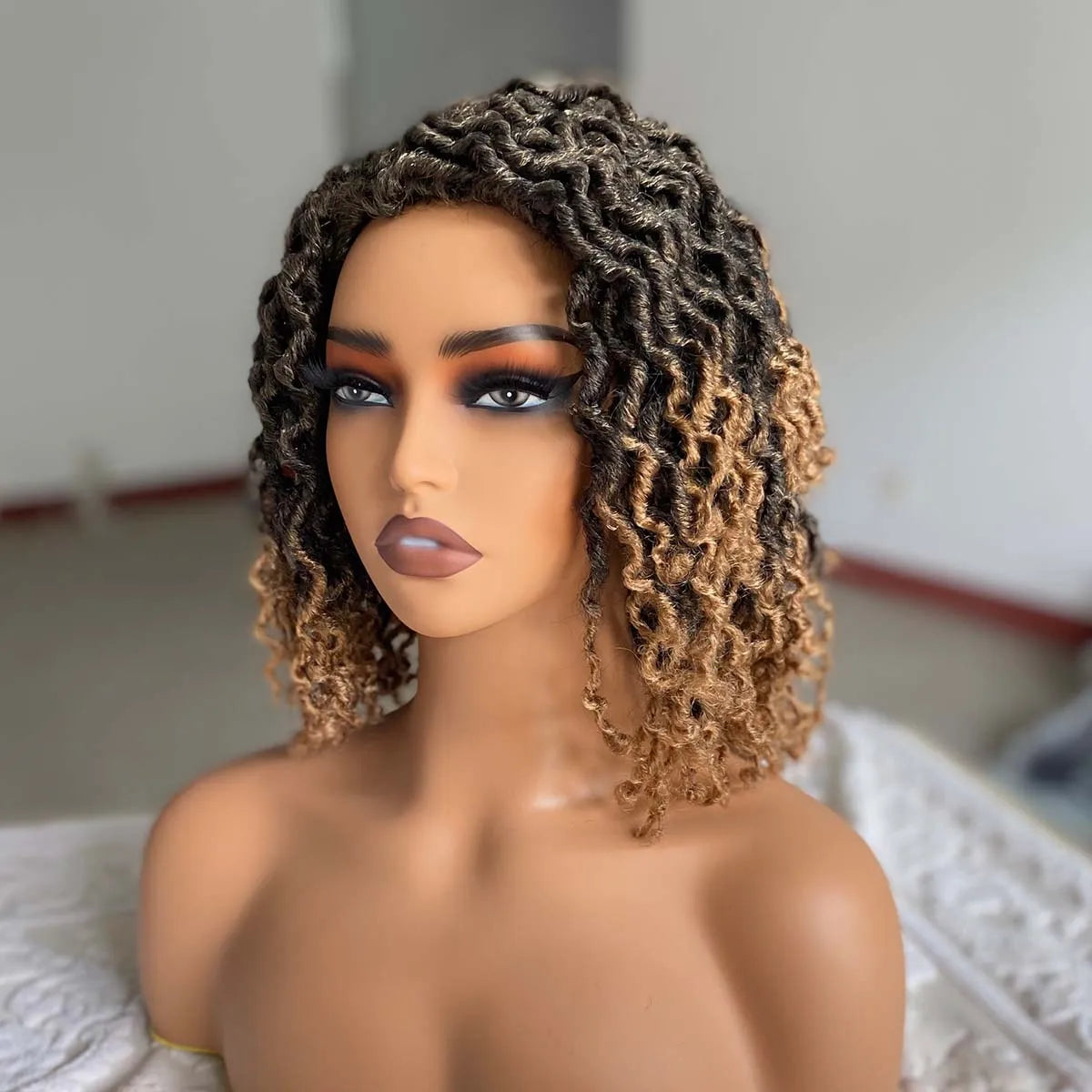 Nu Faux Locs Dreadlock Wig | Afro Curly | 4 Colours