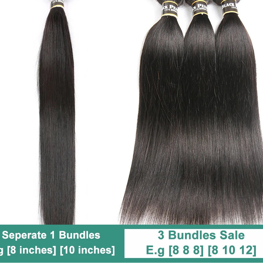 12A Grade Silky Bone Straight Human Hair Bundles (22/24/26 Inch) | 100% Unprocessed Peruvian Virgin Human Hair Weaving | Premium Remy Sew-In Weft Extensions (3-Piece Multipack, #1B Natural Black) Luxegan