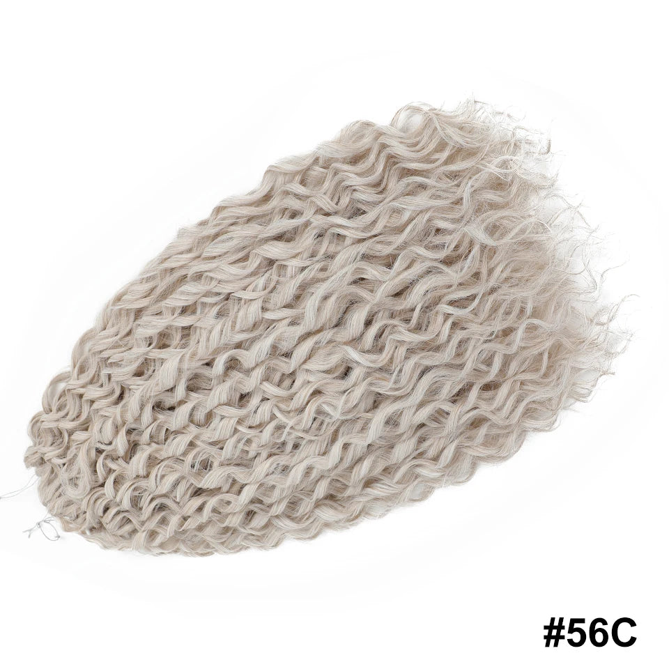 Jessica Curls Crochet Braiding Hair | Synthetic Water Wave Twist Hair 22 Inch | 53 Colors