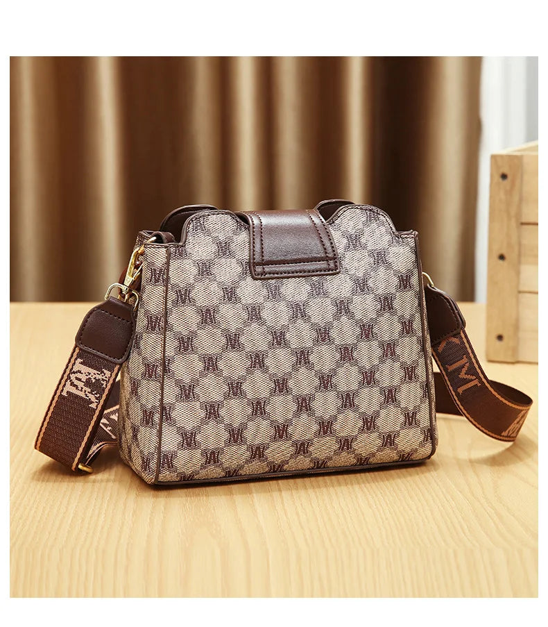 Luxury Flap Small Square Crossbody | Soft PU Leather Phone Bag Luxegan