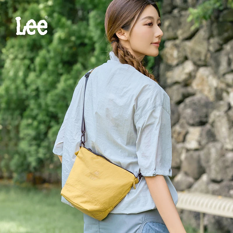 Outdoor Lightweight Small Messenger Bag | Stylish Travel Crossbody for Men & Women | Waterproof Fabric Phone Shoulder Bag | Simple 6L Fashion Satchel with Adjustable Straps (Model 5617) Luxegan