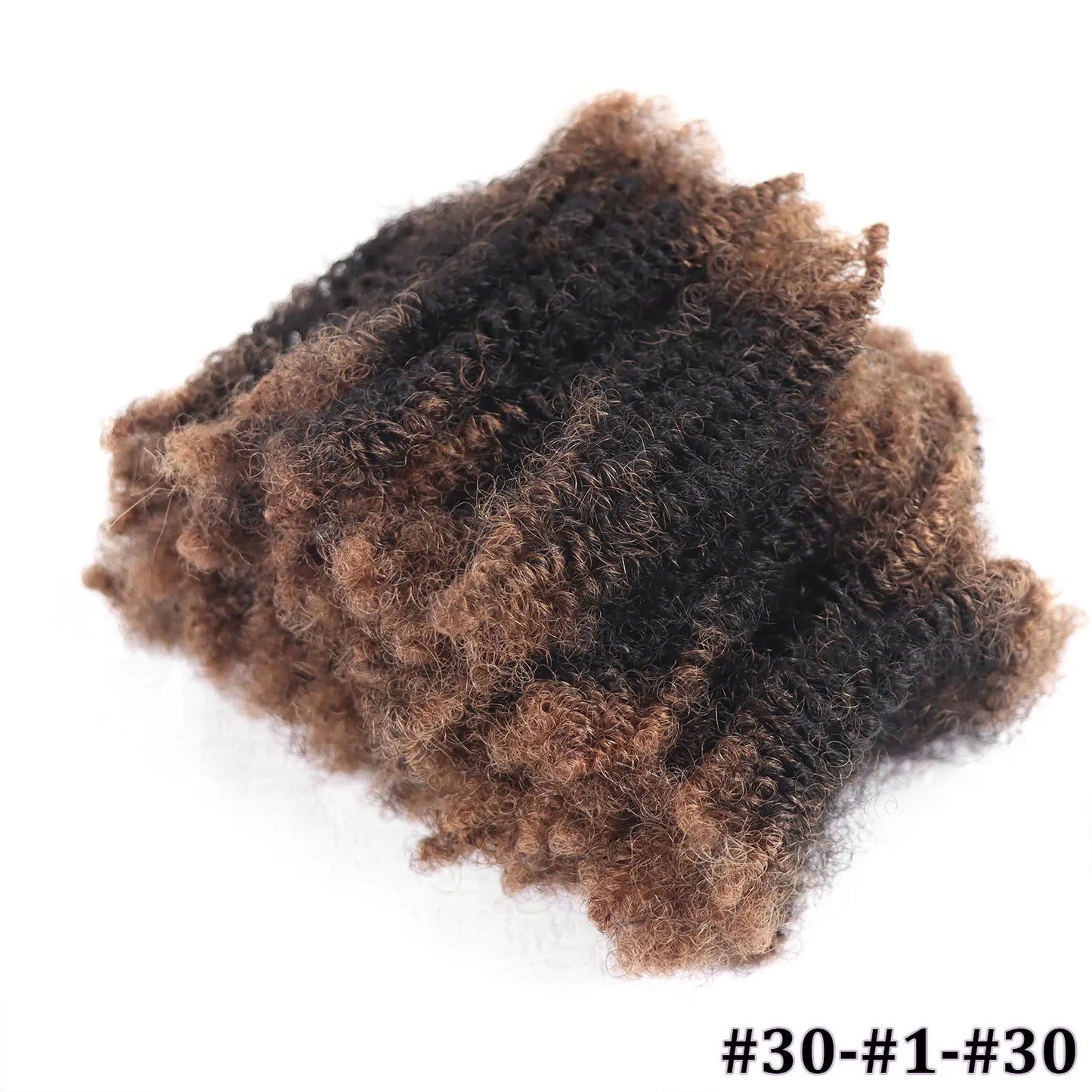 50g Afro Kinky Curly Bulk Human Hair | Braiding & Crochet Hair Extensions Luxegan