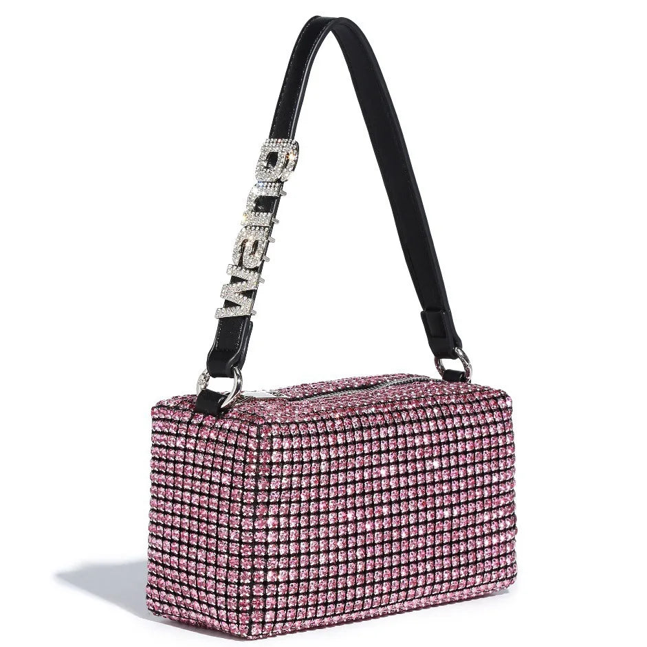 Sparkly Rhinestone Clutch | Elegant Party & Daily Crossbody Luxegan