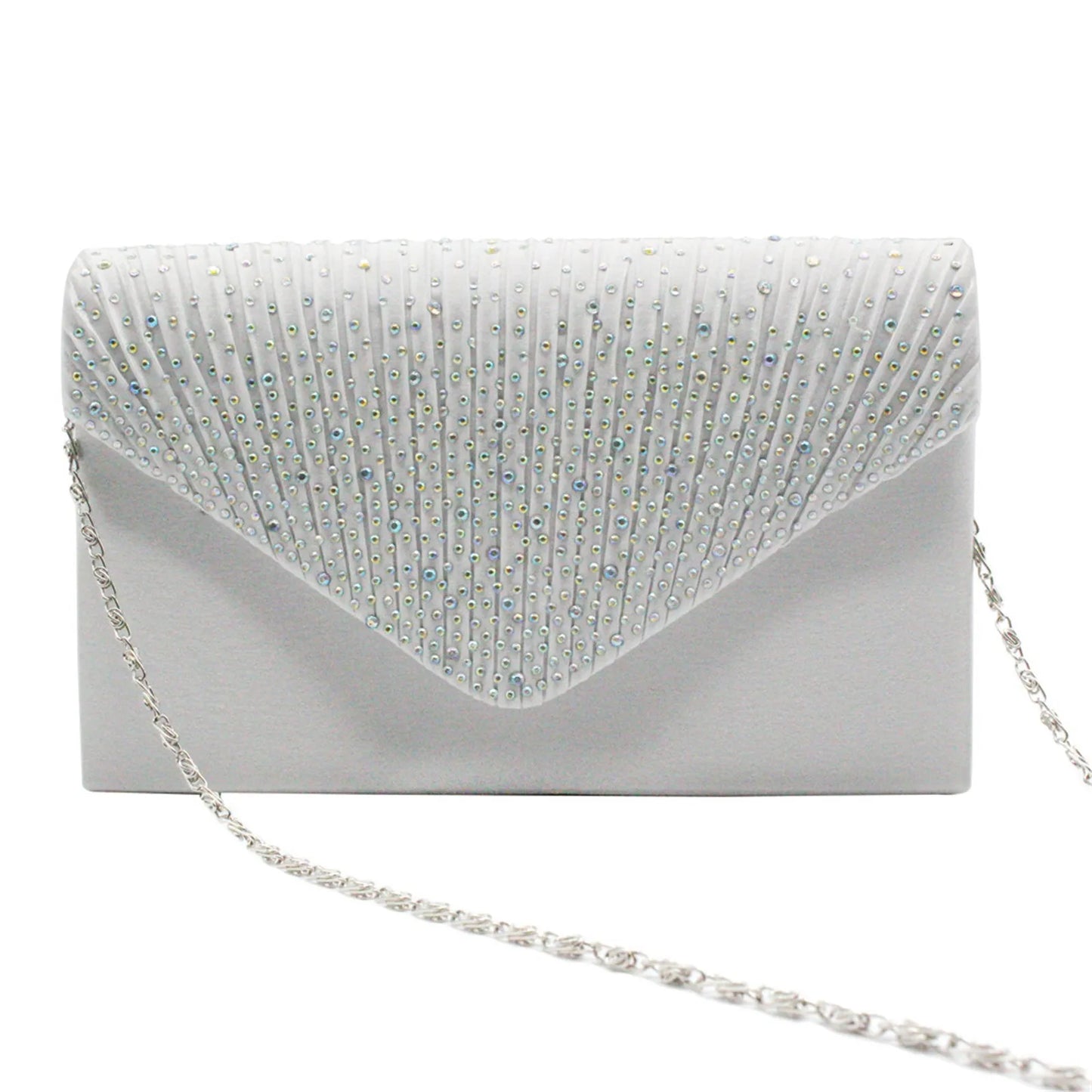 Polyester Silk Solid Casual Tote | Hard Elegant Evening Prom Handbag Luxegan