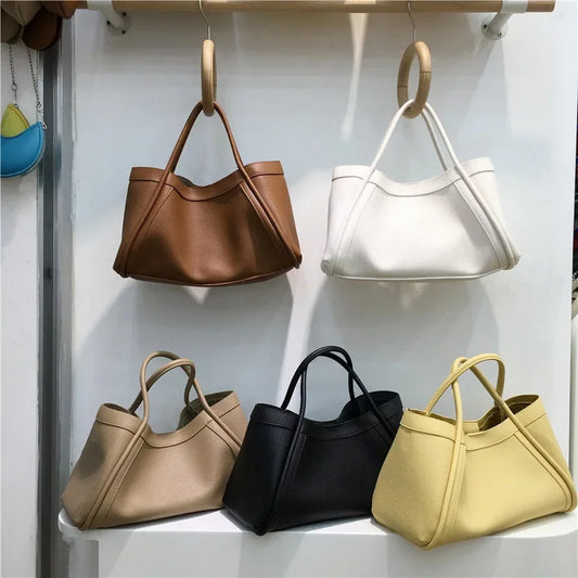 Fashionable Simple Korean Style Large Capacity Tote Bag | Versatile Crossbody Handbag & Mother-Child Commuting Bag Luxegan