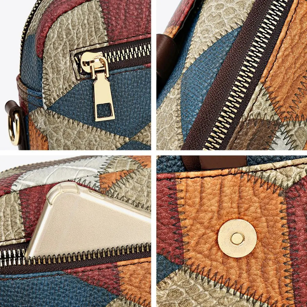 Large Capacity Shoulder Bag | PU Leather Crossbody Bag & Mom's Tote Luxegan