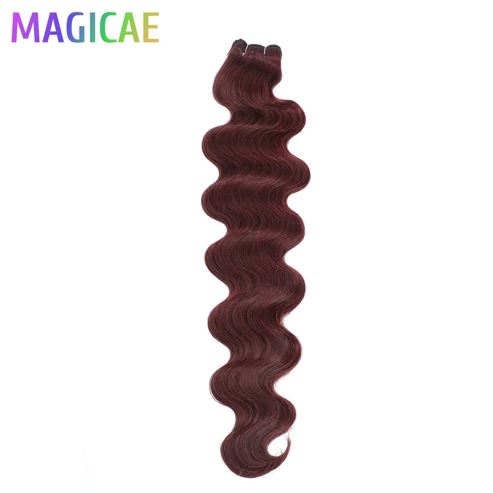Body Wave Hair Extension Bundles – 26" & 30" | High Temp Fiber