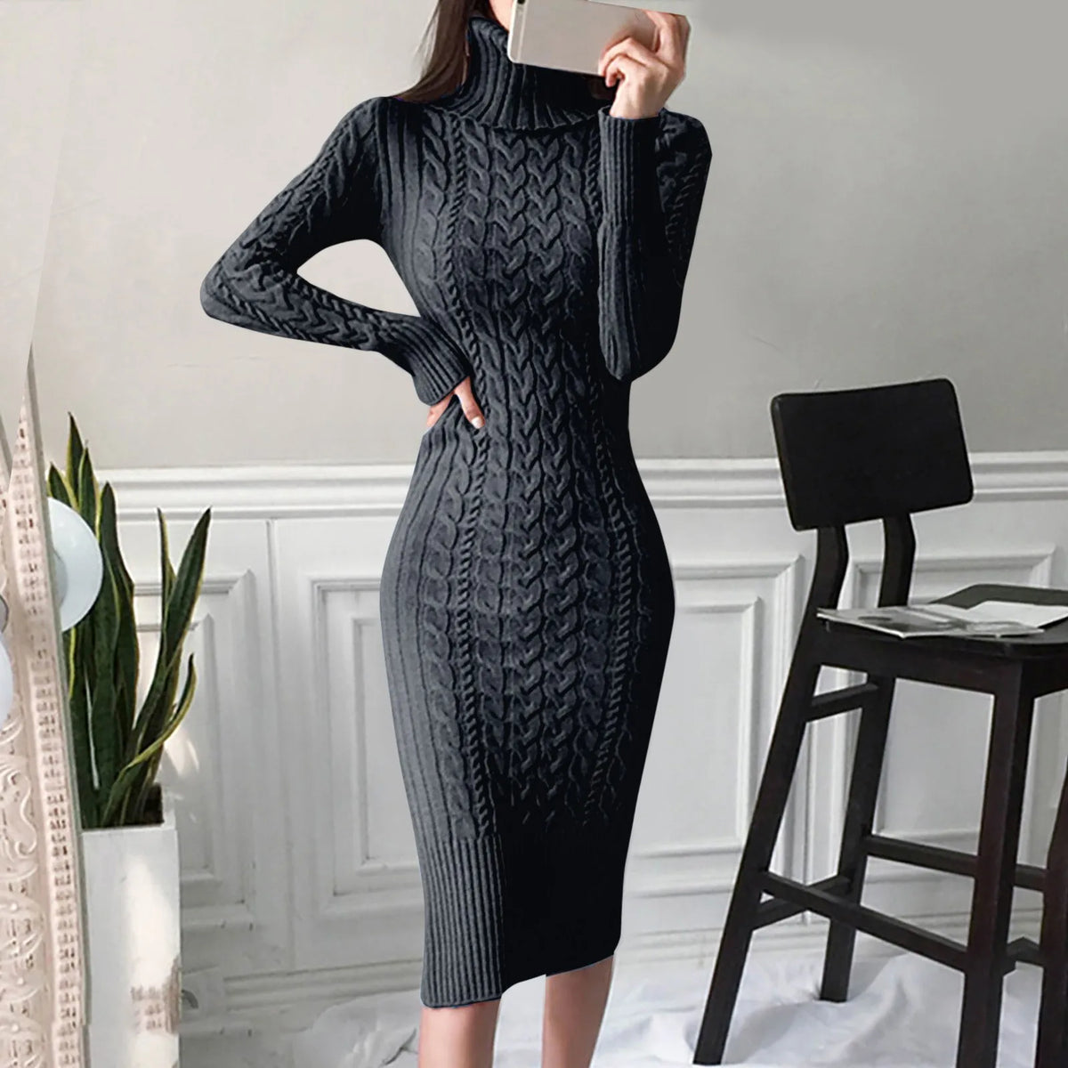 Solid O-Neck Sleeveless Regular Fit A-Line Knee-Length Dress – High Stretch Polyester, Natural Waist, Summer Luxegan