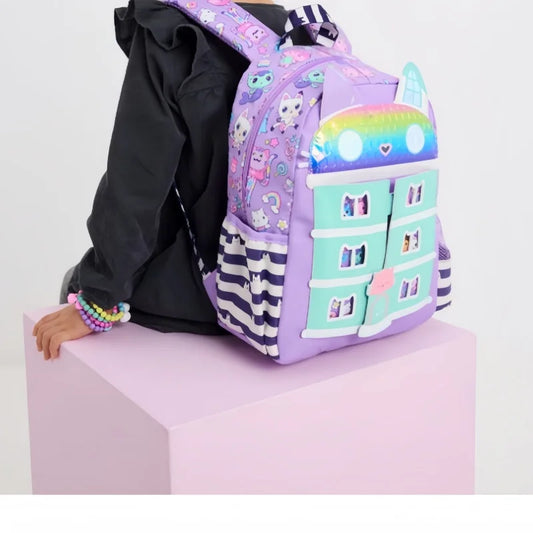 Large Capacity Cartoon Student Backpack | Sophisticated "Anime Bag" Silhouette | High-End Movie & - view 2