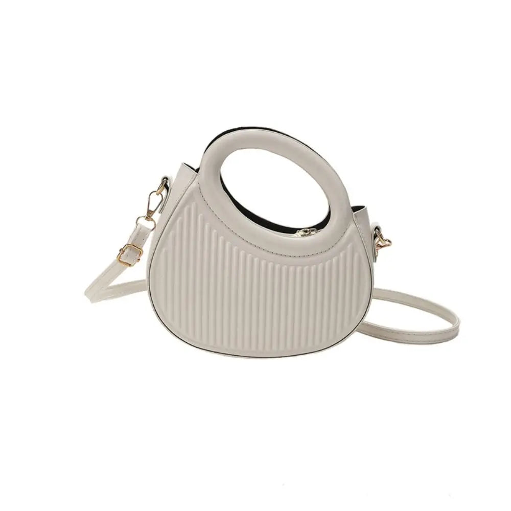 Pleated Half-Moon Underarm Bag | Fashion Shoulder & Messenger Purse Luxegan