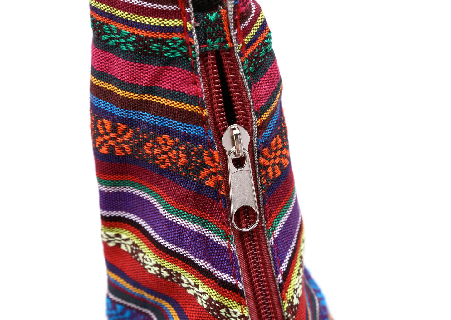 Boho Ethnic Bucket Bag | Casual Striped Crossbody Shoulder Bag Luxegan