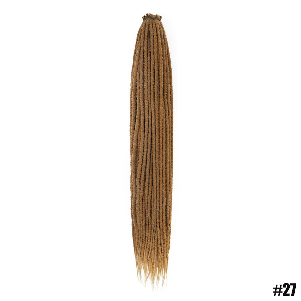 Synthetic Dreadlock Extensions – Handmade Crochet Hair 24" & 36" Luxegan