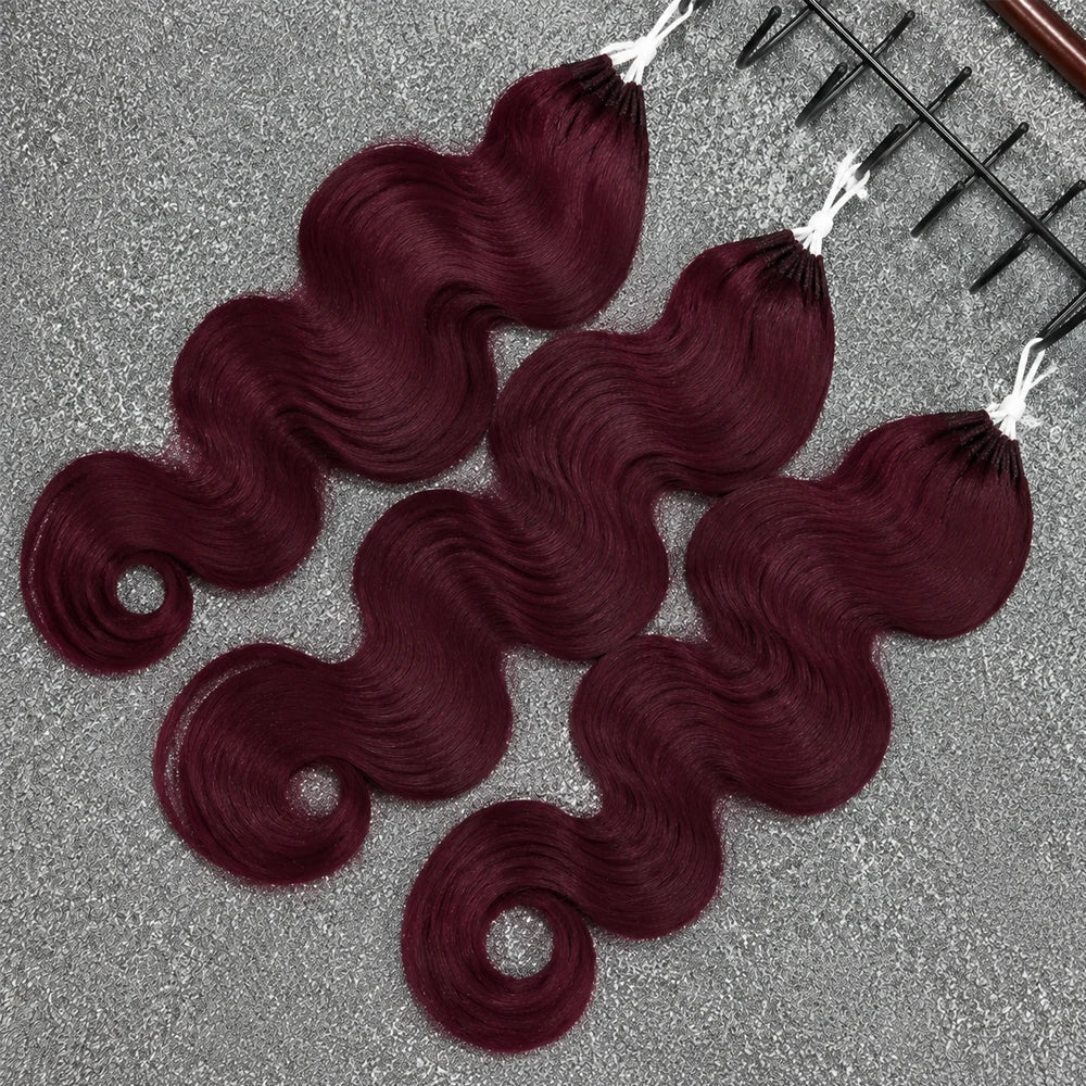 12A Body Wave Virgin Human Hair Crochet Extensions | Knotless Pre-Separated | 16-24in - view 4