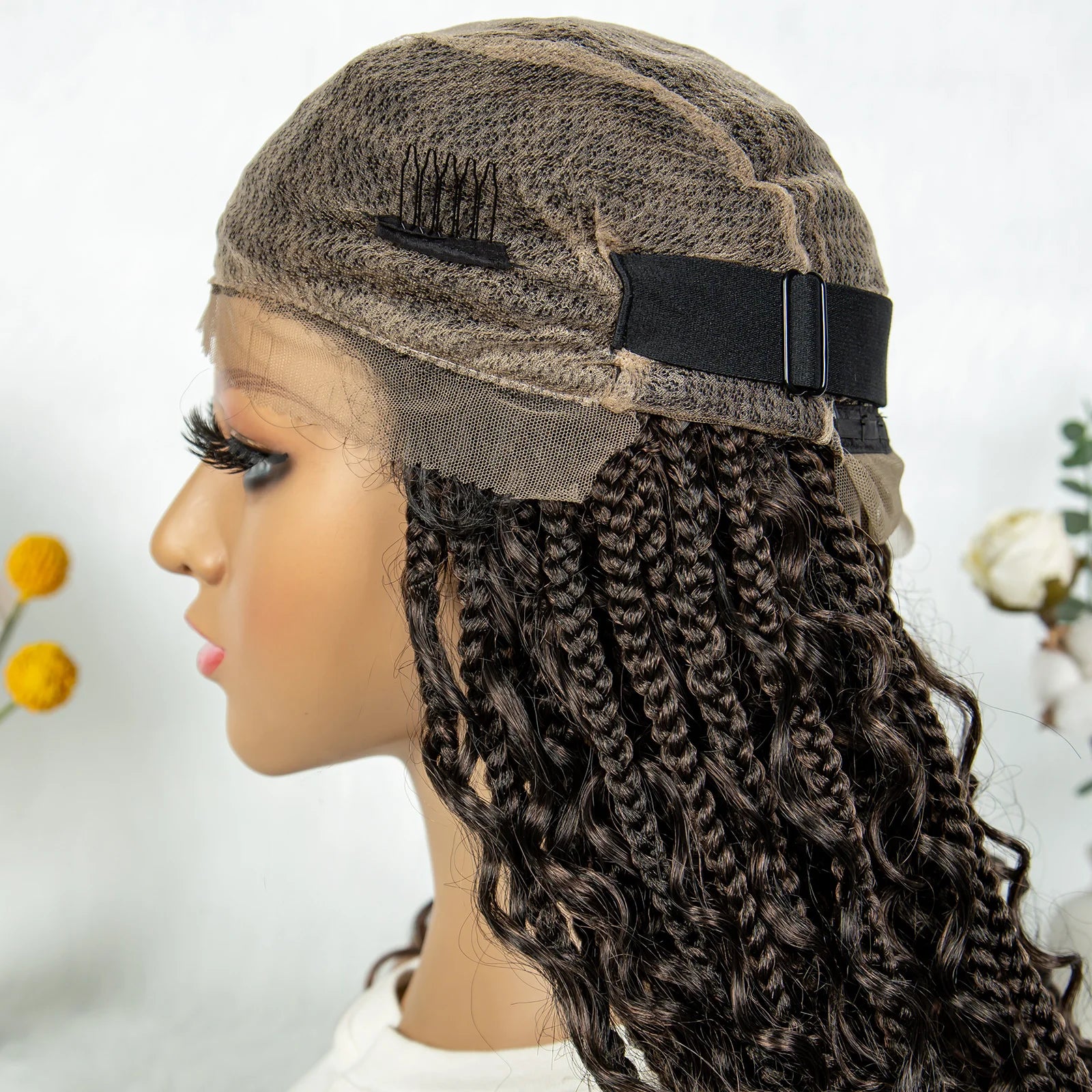  KIMA Box Twisted Dreadlocks Wig | Full Lace Front with Baby Hair Luxegan
