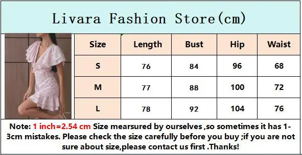 Print V-Neck Half-Length Puff Sleeve Slim Sheath Mini Dress – Polyester, Natural Waist, Summer Luxegan