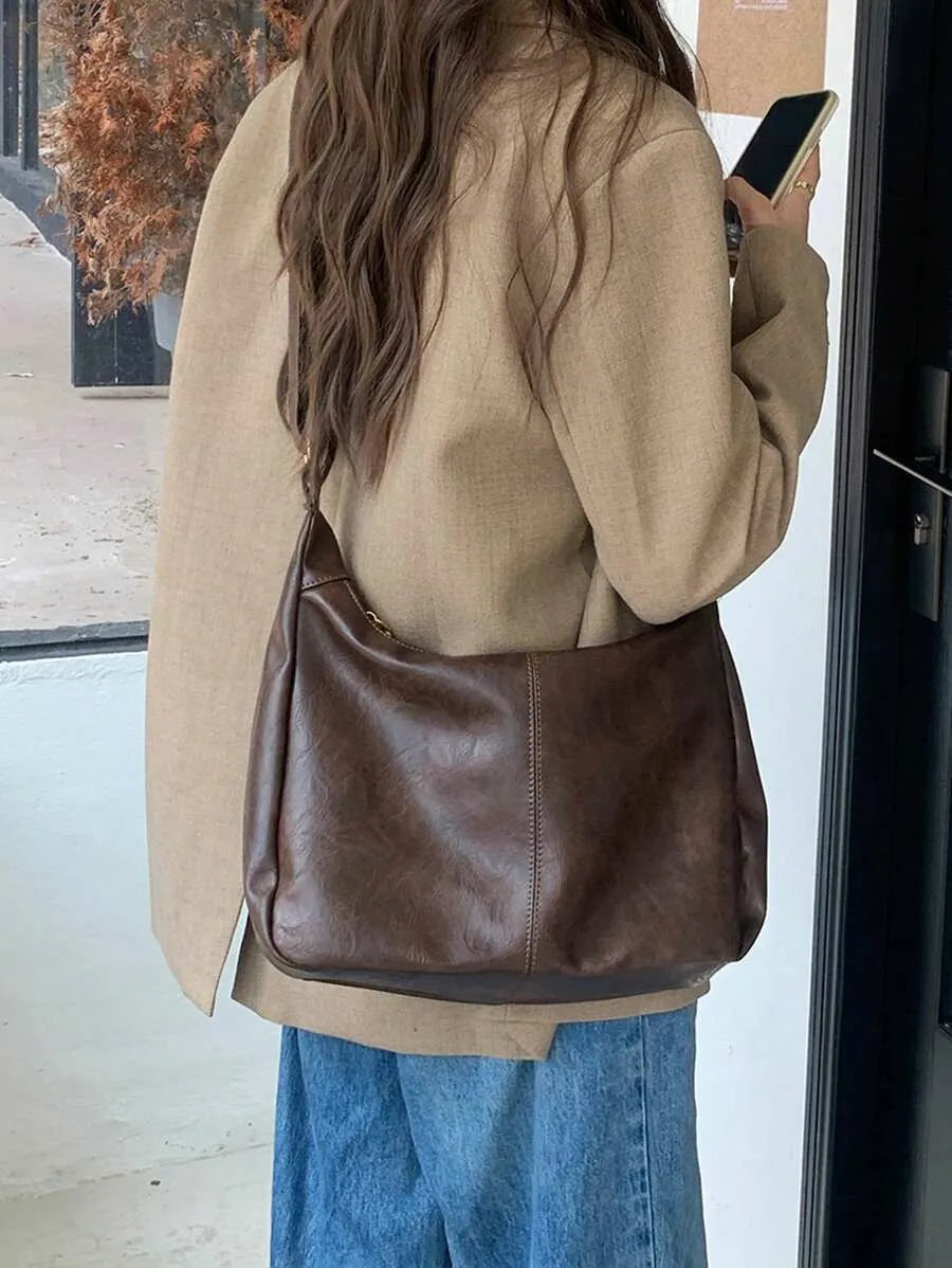 Maillard Retro Women's Crossbody Bag | Simple Casual Shoulder Bag Luxegan