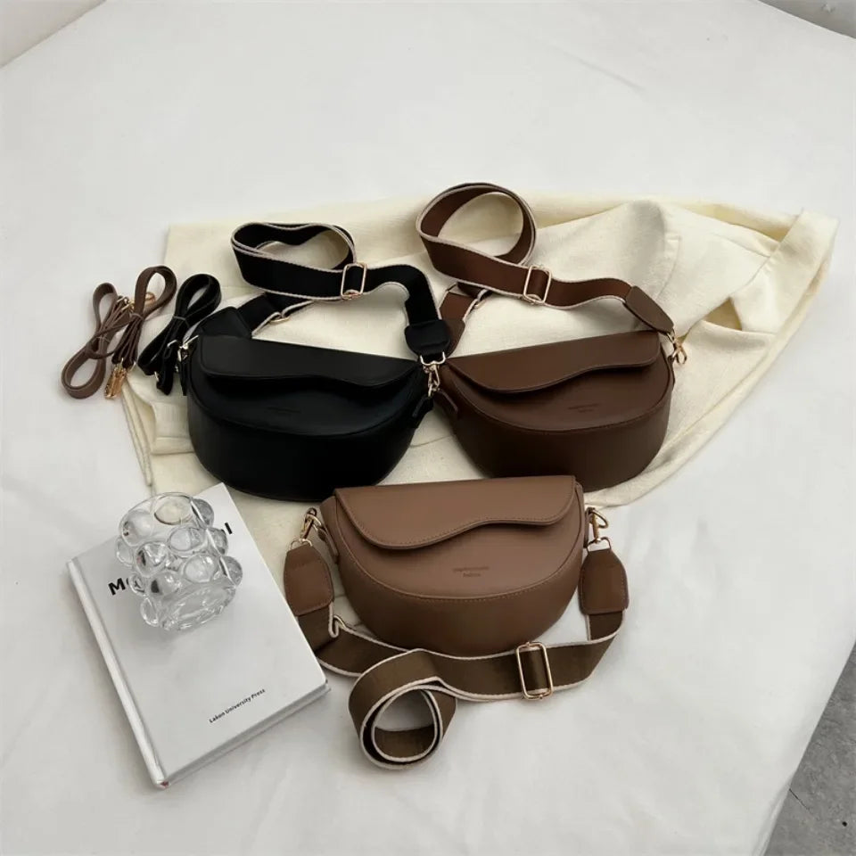 Genuine Soft PU Leather Handbags for Women | Vintage Shoulder Tote Bag & Large Capacity Purse