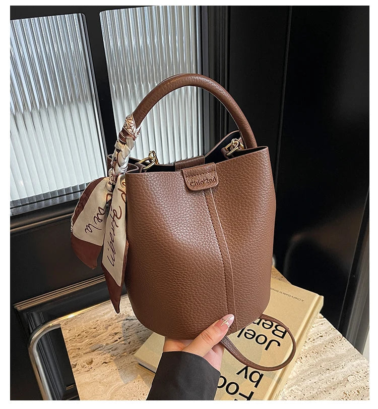 Senior Sense Retro Color Small Bag | Women's New Crossbody Bag & Super Fire Bucket Bag Luxegan