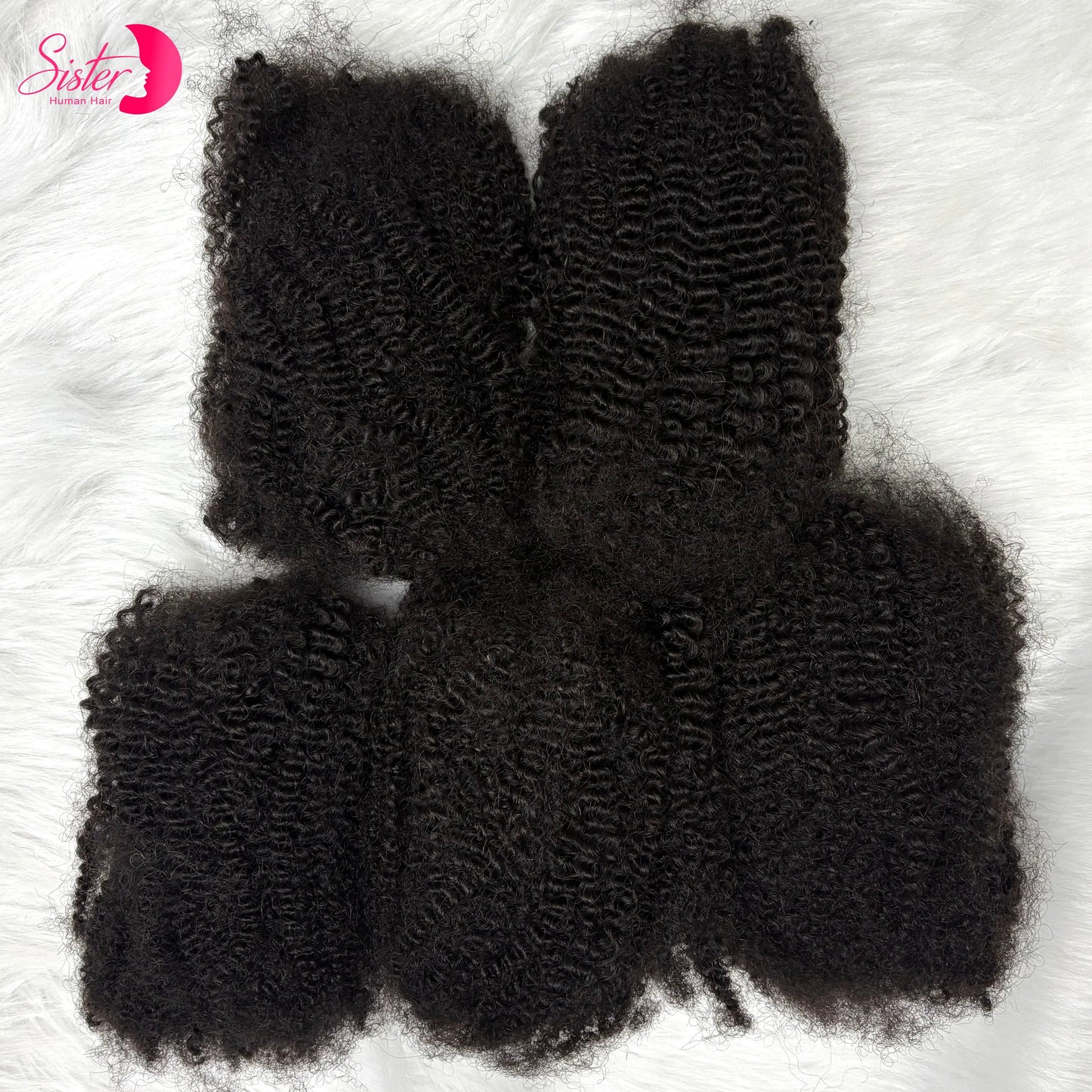 4C Afro Kinky Human Hair Bulk | Locs, Twists & Braids Extensions | 10-18in