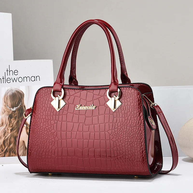 Women's Fashionable Shoulder & Messenger Bags | Large Capacity Mother's Handbag Luxegan