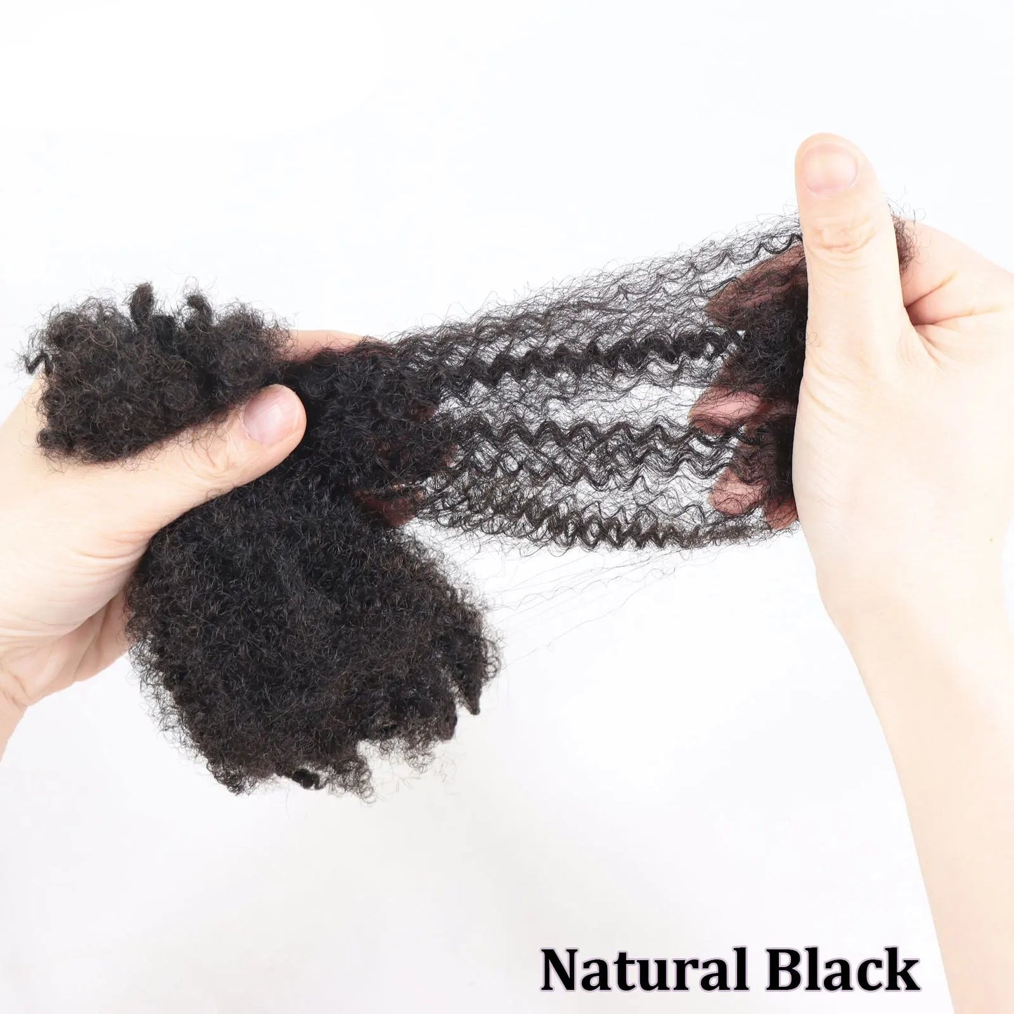 50g Afro Kinky Curly Bulk Human Hair | Braiding & Crochet Hair Extensions Luxegan