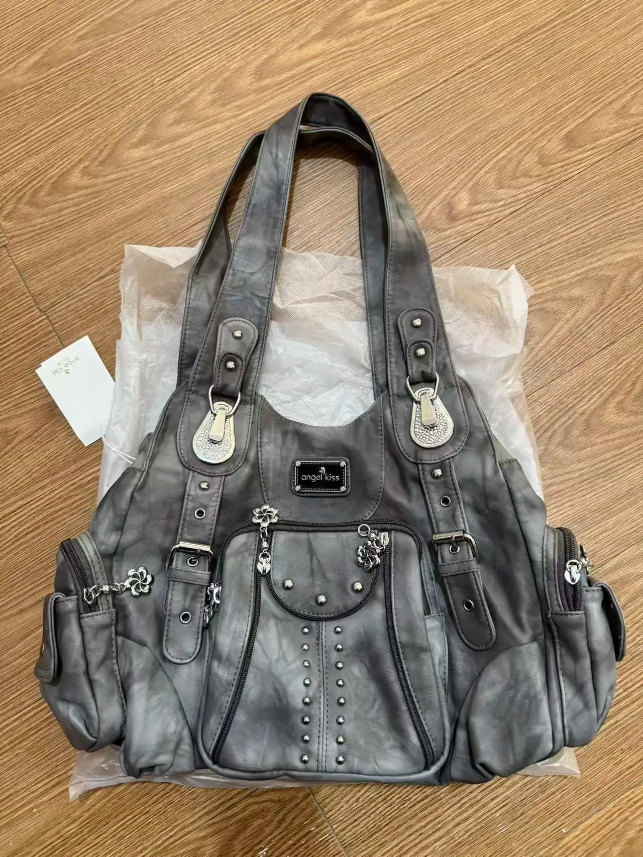 Women’s Soft PU Leather Dumpling Bag | Trendy "Bun" Style Hobo Shoulder Purse | Mid-Size Casual Crossbody for Daily Matching Luxegan