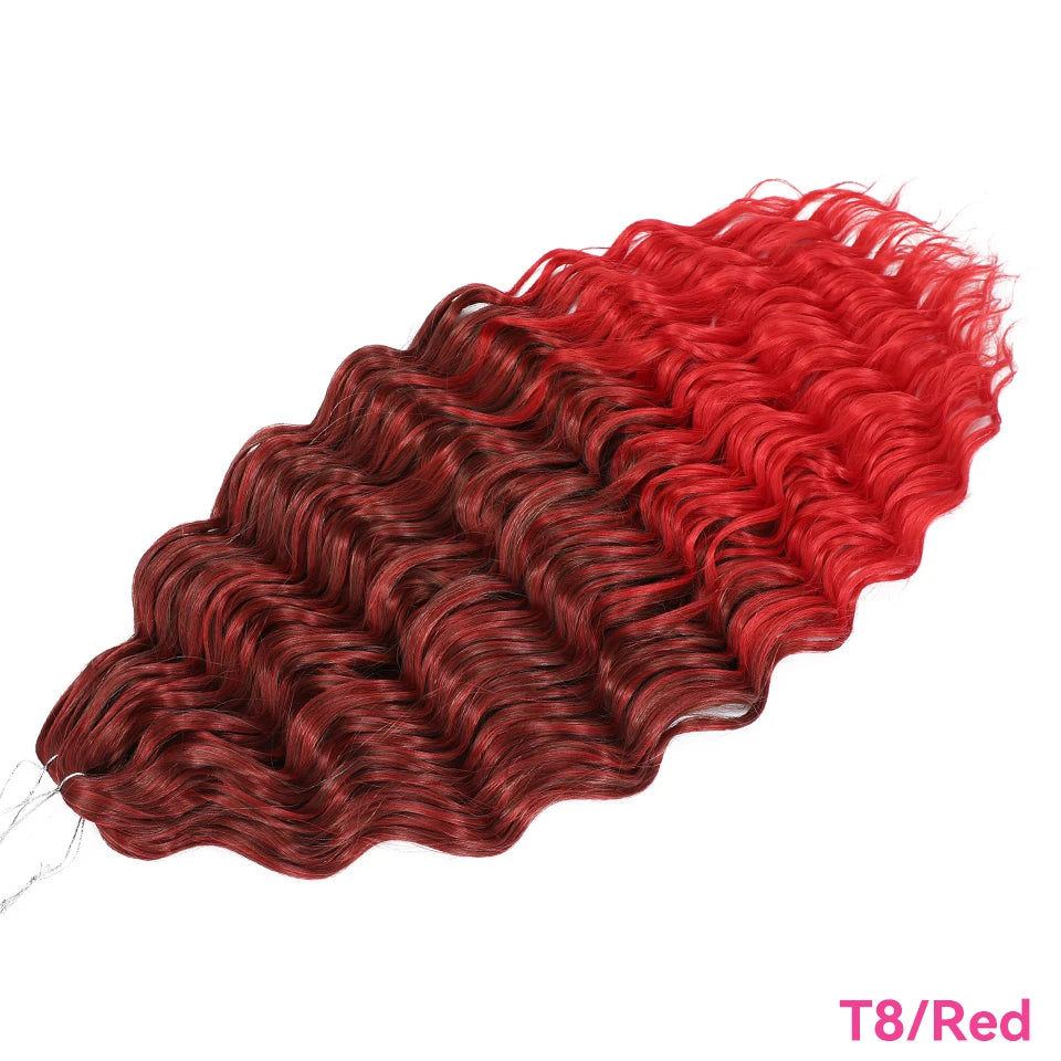 Anna Curls Loose Wave Synthetic Crochet Braiding Hair 24in | 50 Strands | 22 Colors - view 52