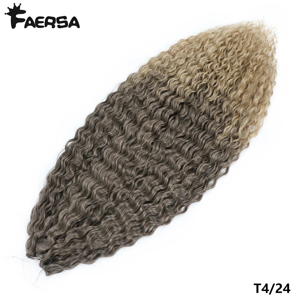 Water Wave Synthetic Crochet Hair | 22–30 Inch
