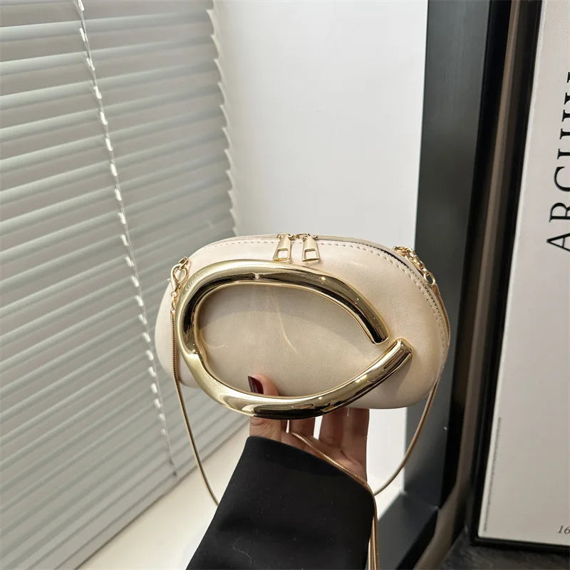 Niche Design Dinner Bag | Light Luxury Chain Crossbody & Small Square Bag Luxegan