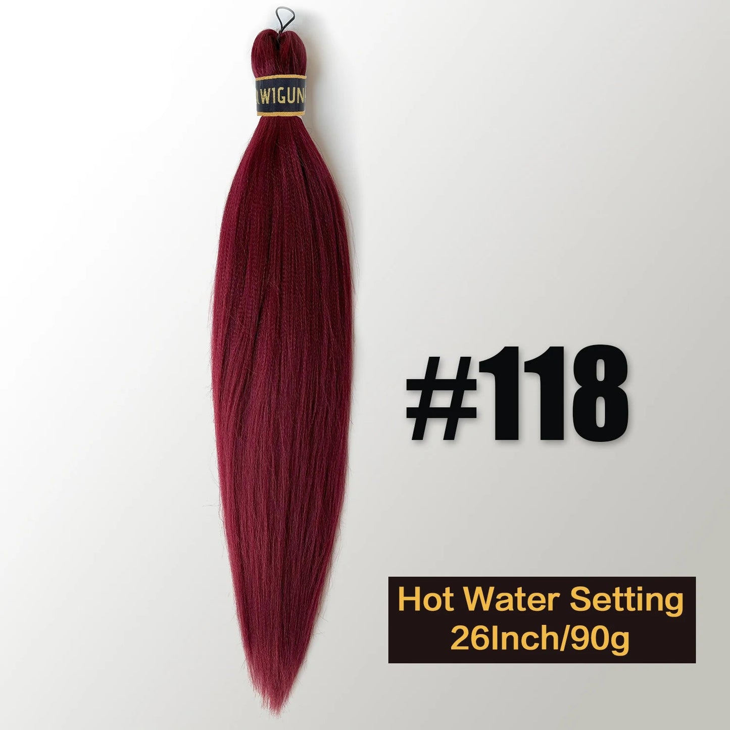 Pre-Stretched Jumbo Braiding Hair 26in – Kanekalon Box Twist Braids | 90g | 15 Colors | 1, 4 or 6 - view 13