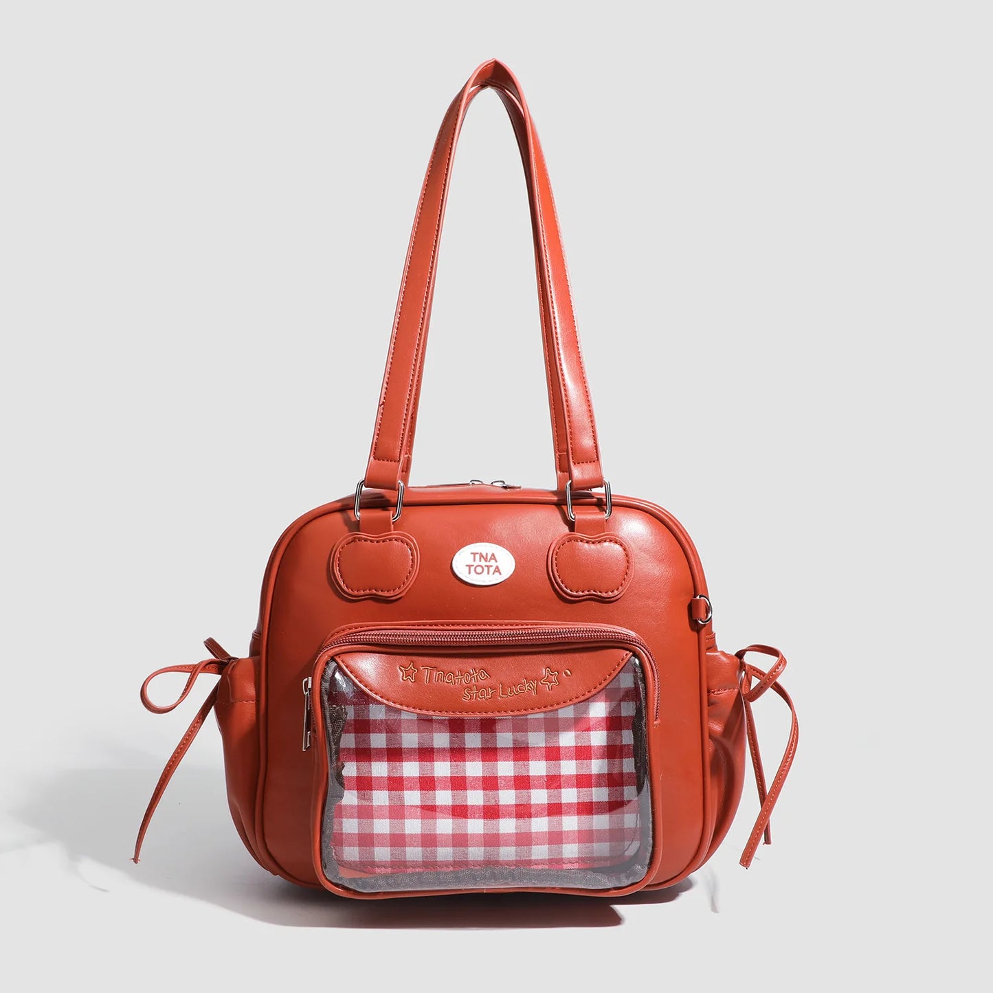 Y2K Ulzzang Ita Bag | New Sweet & Fashionable Transparent Women's Handbag | JK Uniform Shoulder Crossbody Bag Luxegan