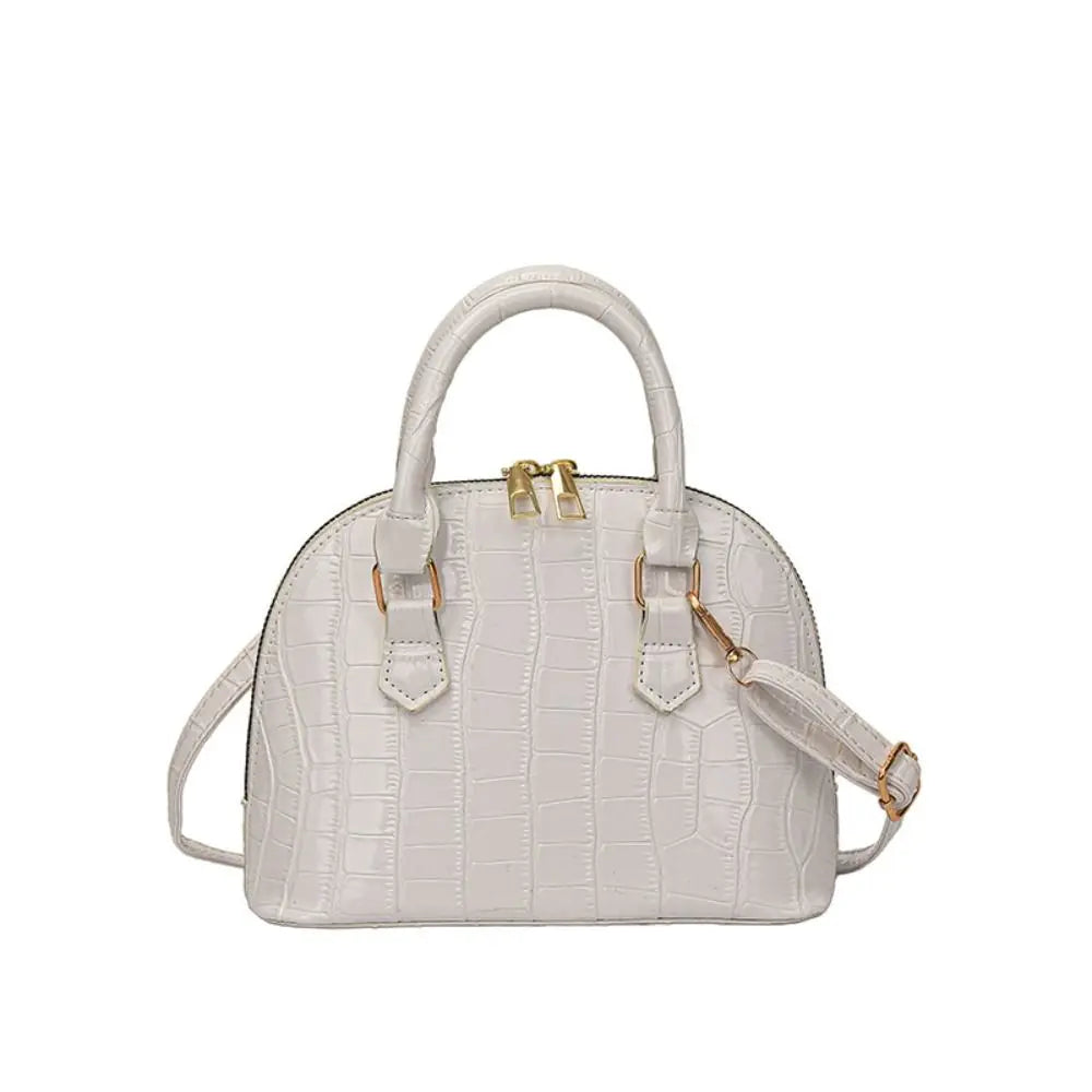 Retro Fashion PU Leather Shoulder Bag | New Women's Waterproof Crocodile Pattern Versatile Crossbody Bag Luxegan