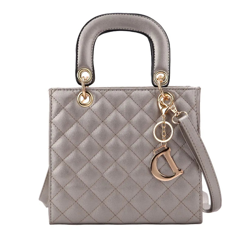 Luxury Lingge Chain Tote Bag | Women's Fashion Shoulder & Crossbody Handbag Luxegan