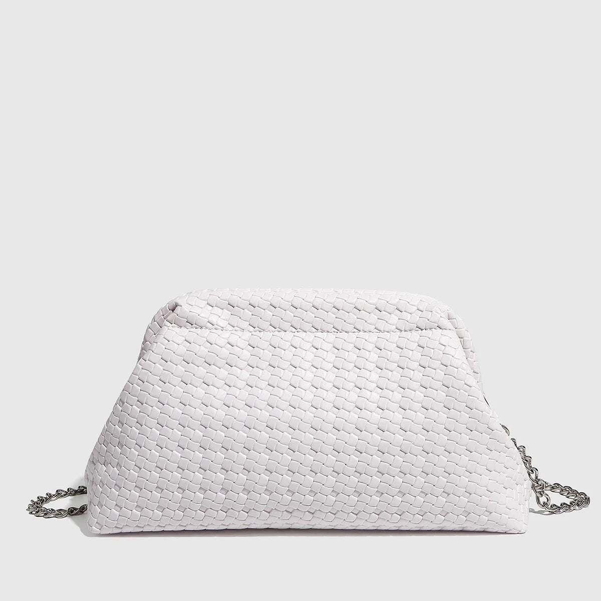High-End Retro Woven Embossed Handbag | Solid Color Portable Large Capacity Cloud Bag (Dinner Bag, Perfect for Parties, Crossbody) Luxegan