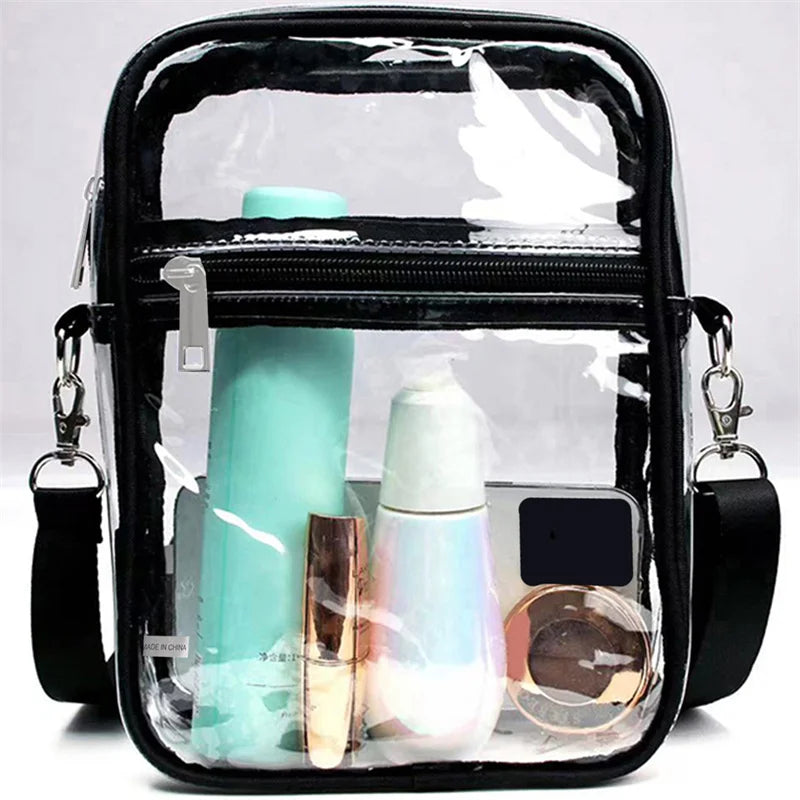 Transparent Crossbody Bag | Simple Waterproof Small Square Bag Luxegan