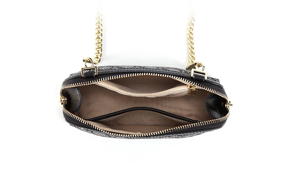 Shoulder Bag Fashion Retro Messenger Bag | Designer Light Luxury Crossbody Bag & Chain Suede Leather Bag (Chain Shoulder Bag) Luxegan