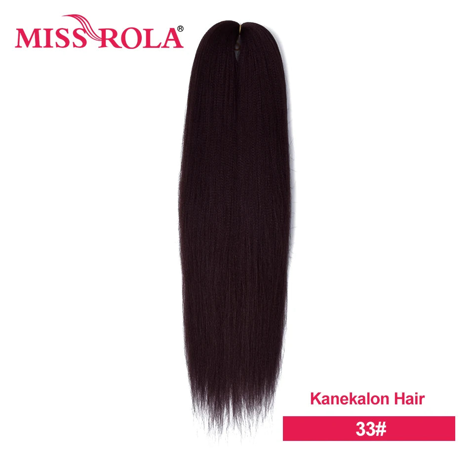 Jumbo Pre-Stretched Kanekalon Braiding Hair 24in – Ombré & Solid Colors Twist Braid Extensions - view 84