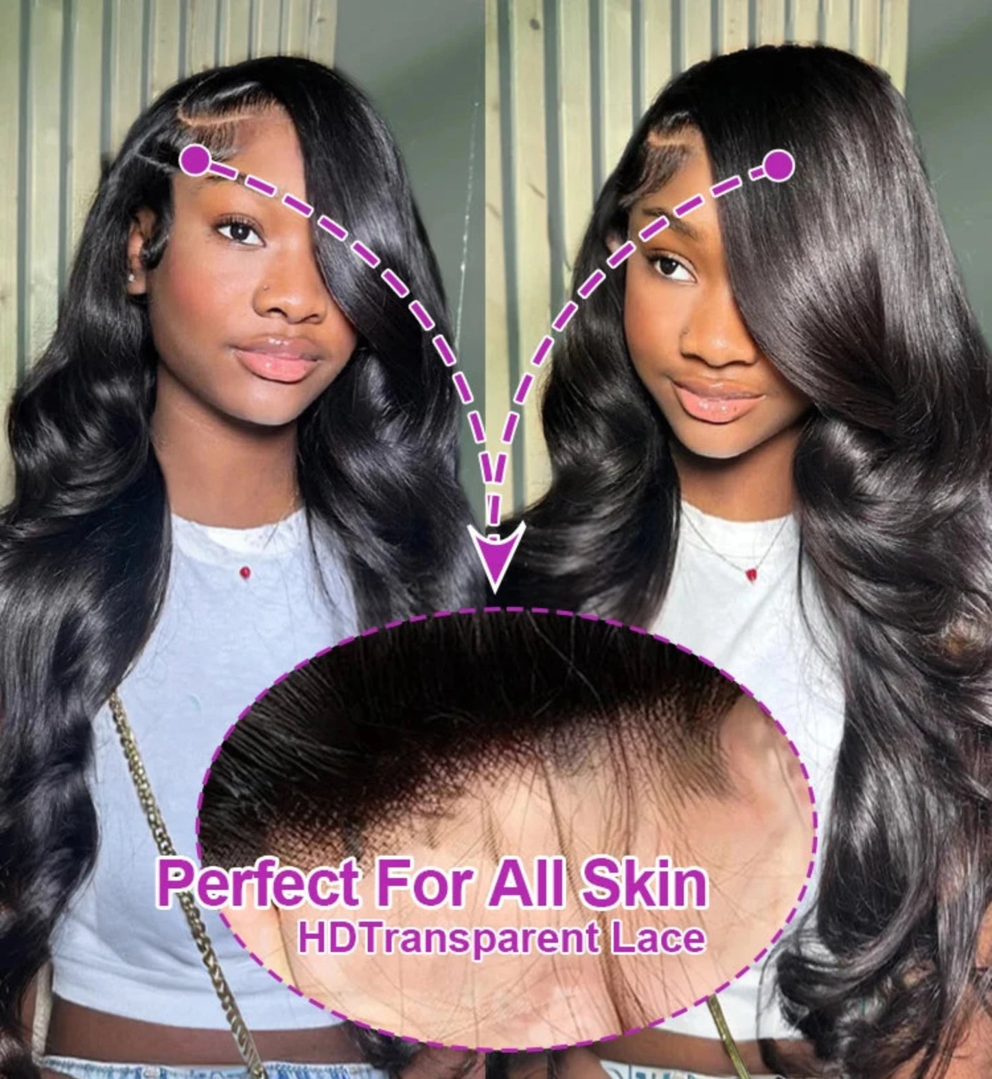 Wear and Go Brazilian PrePlucked Wavy Glueless Human Hair