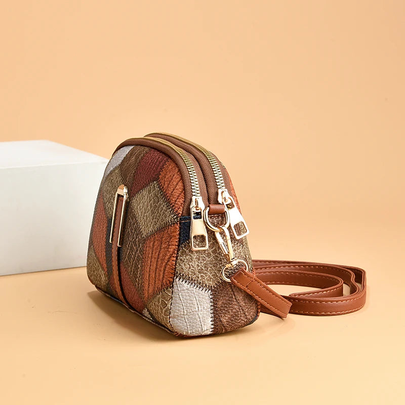 Trendy Printed Shell Bag | Casual Crossbody & Shoulder Purse Luxegan