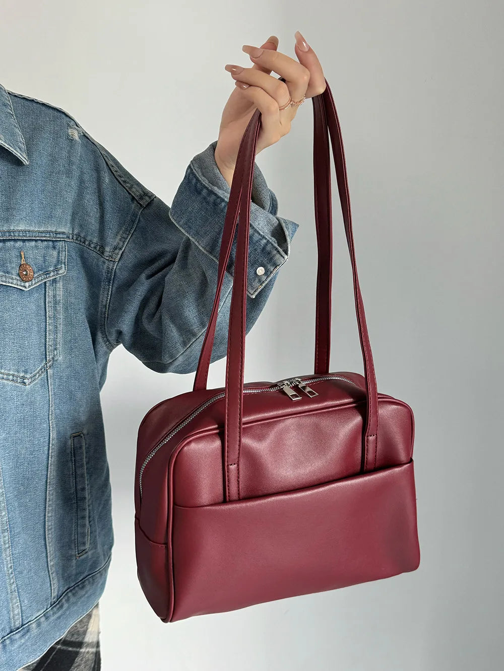 Vintage Designer Luxury Women Tote Bag Casual Lage Capacity Female Shoulder Bag | High Quality PU Leather Ladies Handbags Luxegan