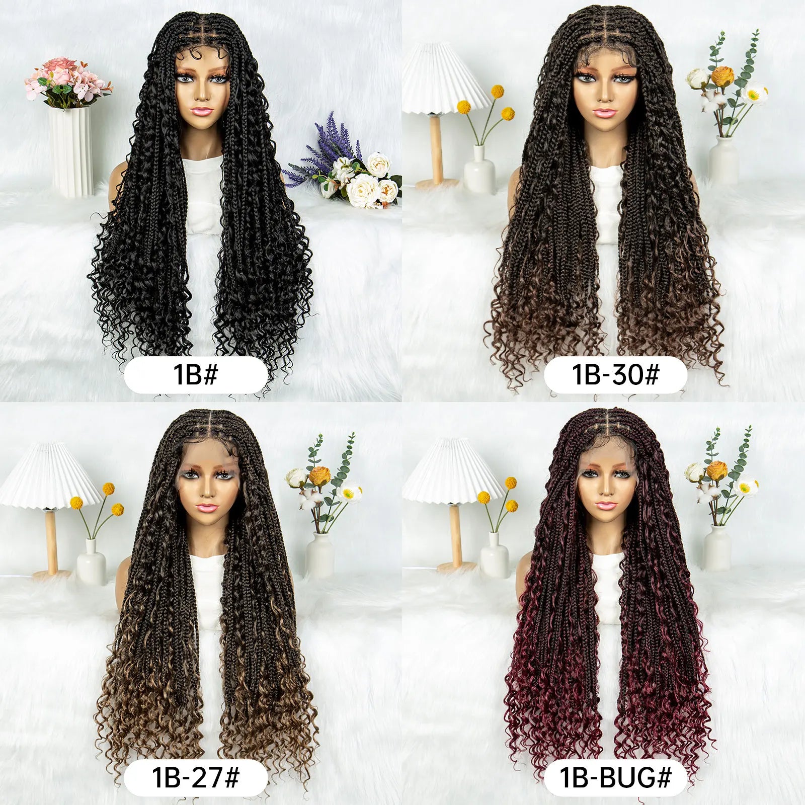  KIMA Box Twisted Dreadlocks Wig | Full Lace Front with Baby Hair Luxegan