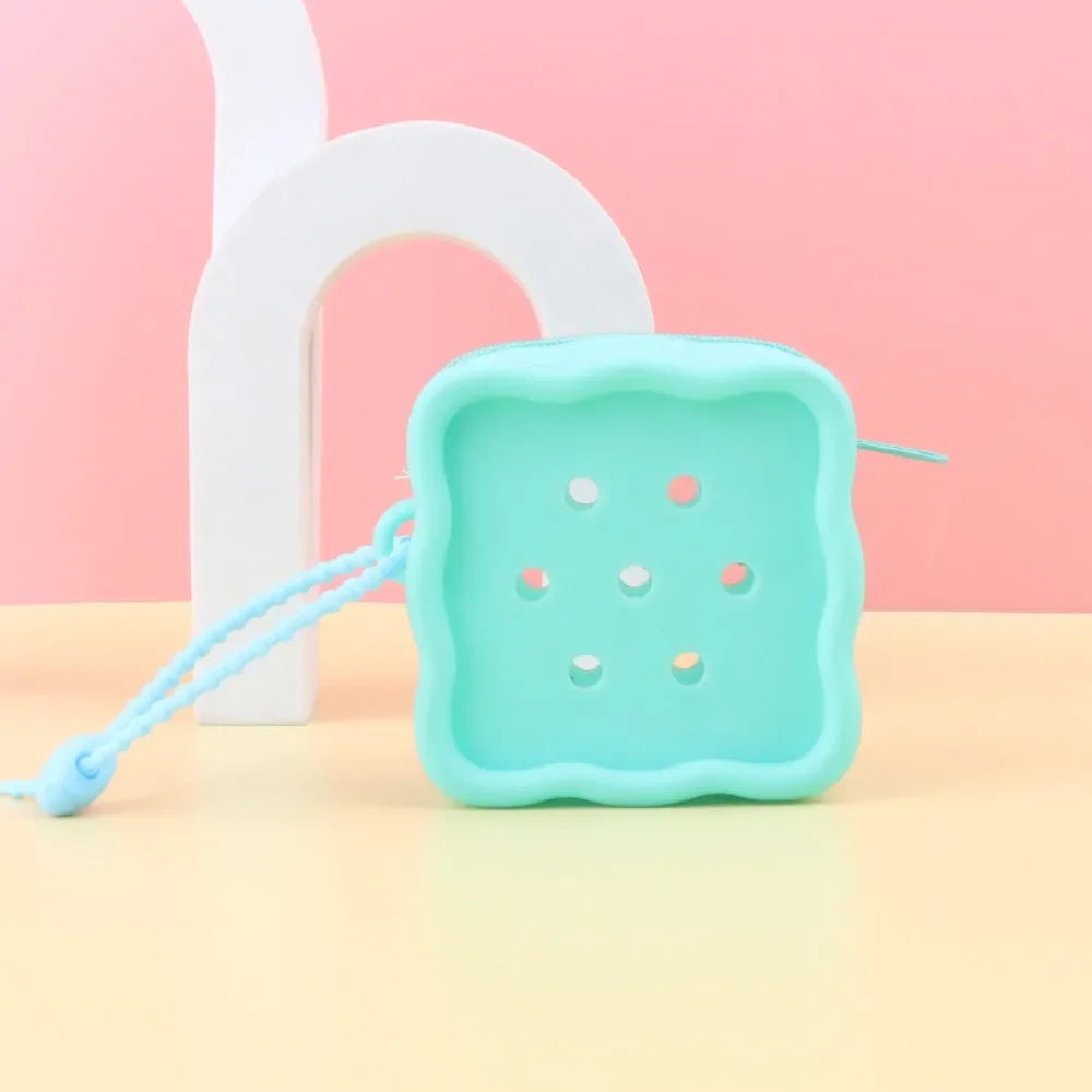 New Summer Bag Holes Coin Purse | Cute Silicone Mini Card Holder & Zipper Money Bag (Unisex) Luxegan