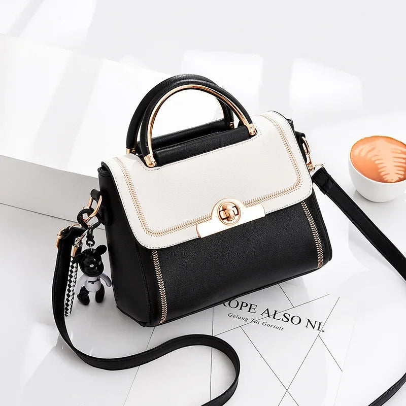 Fashionable Western Style Women's Shoulder Bag | Matching Color Portable Handbags & New Luxury Handbag Luxegan