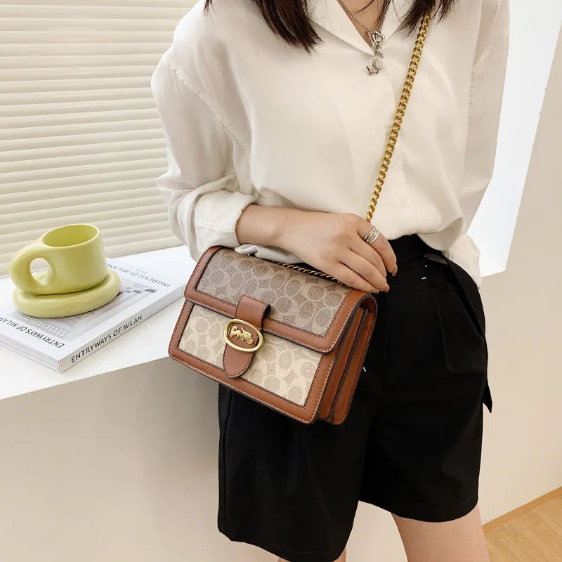 Fashion Chain Shoulder Bag | Classic Designer Crossbody Handbag Luxegan