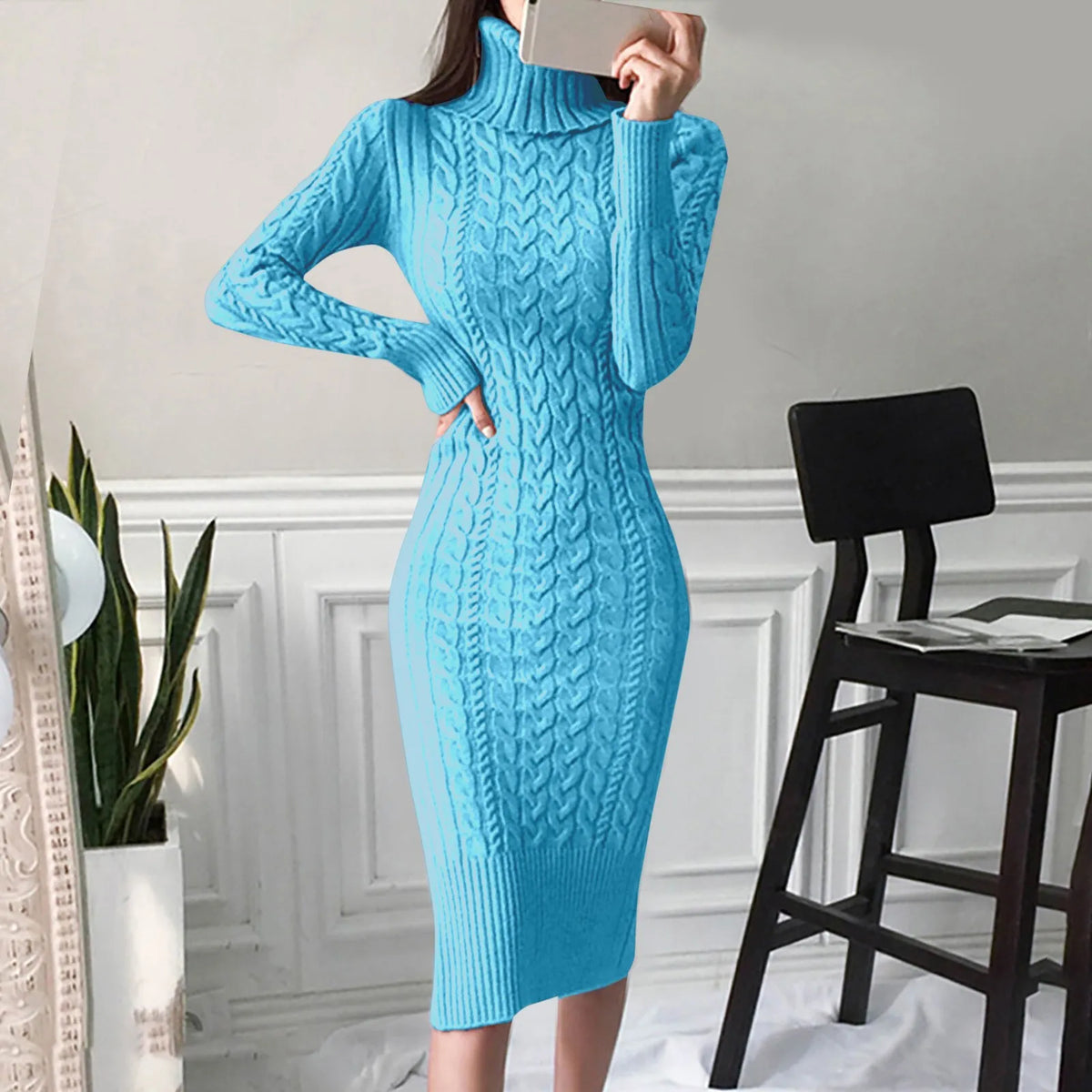 Solid O-Neck Sleeveless Regular Fit A-Line Knee-Length Dress – High Stretch Polyester, Natural Waist, Summer Luxegan