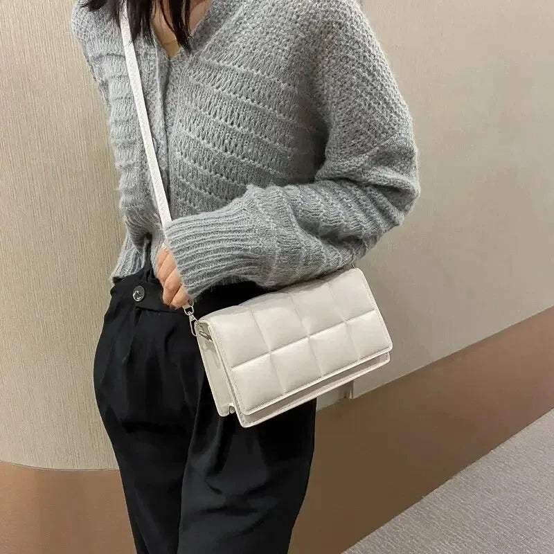 Fashion Brand Designer Women's Shoulder Bag | Small PU Leather Female Crossbody Bag & Trend Classic Handle Handbag Luxegan