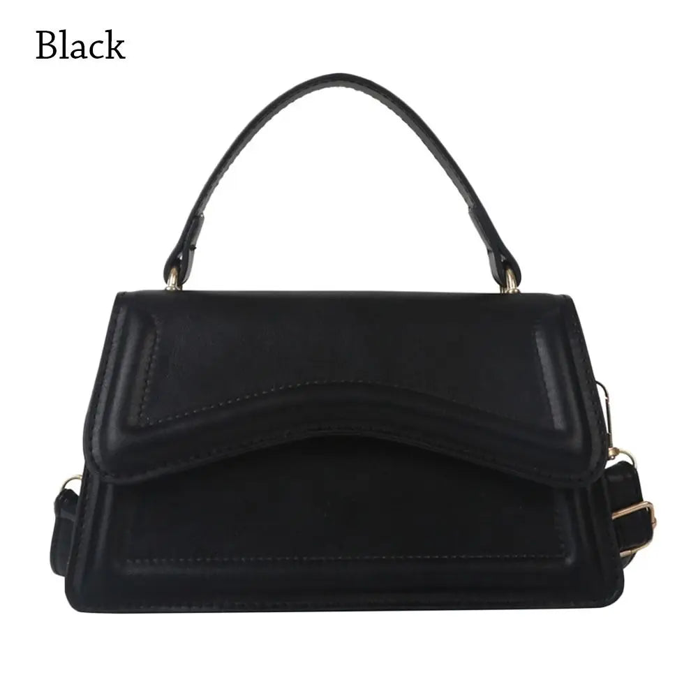 High Quality Solid Color Small Square Crossbody Tote Luxegan