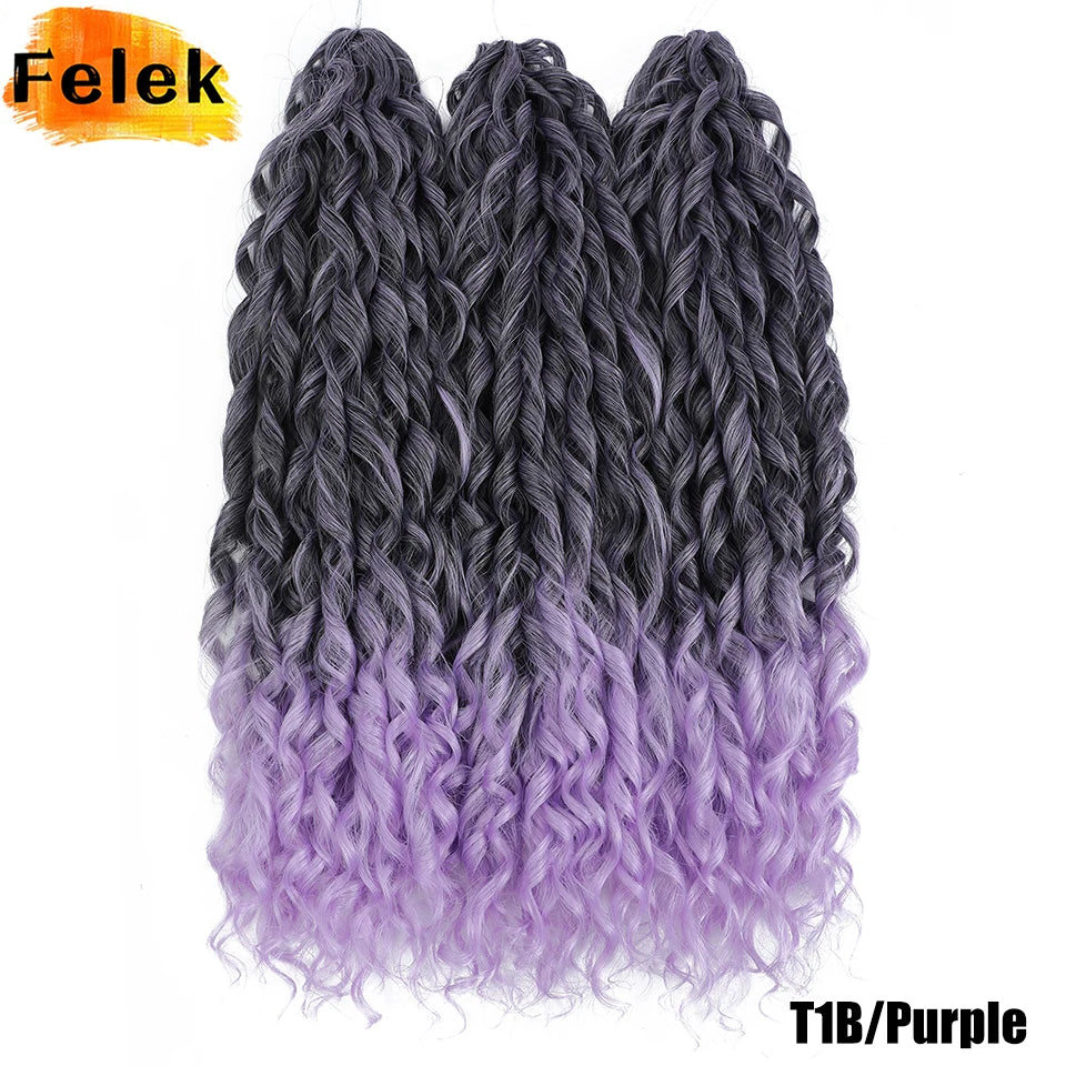 Jessica Hair Deep Wavy Twist Crochet Hair 22 Inch | 100G | 54 Colors | 3 Packs/Lot