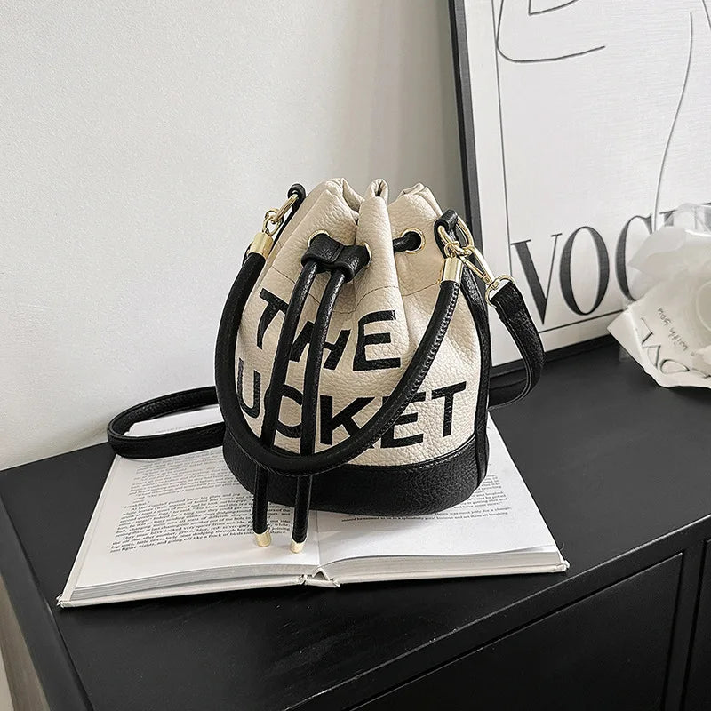 New Fashion Women's Bucket Bag Trend | Brand Casual Versatile Shoulder Bag & High-end Classic Crossbody Bag (Designer Luxury Handbag) Luxegan